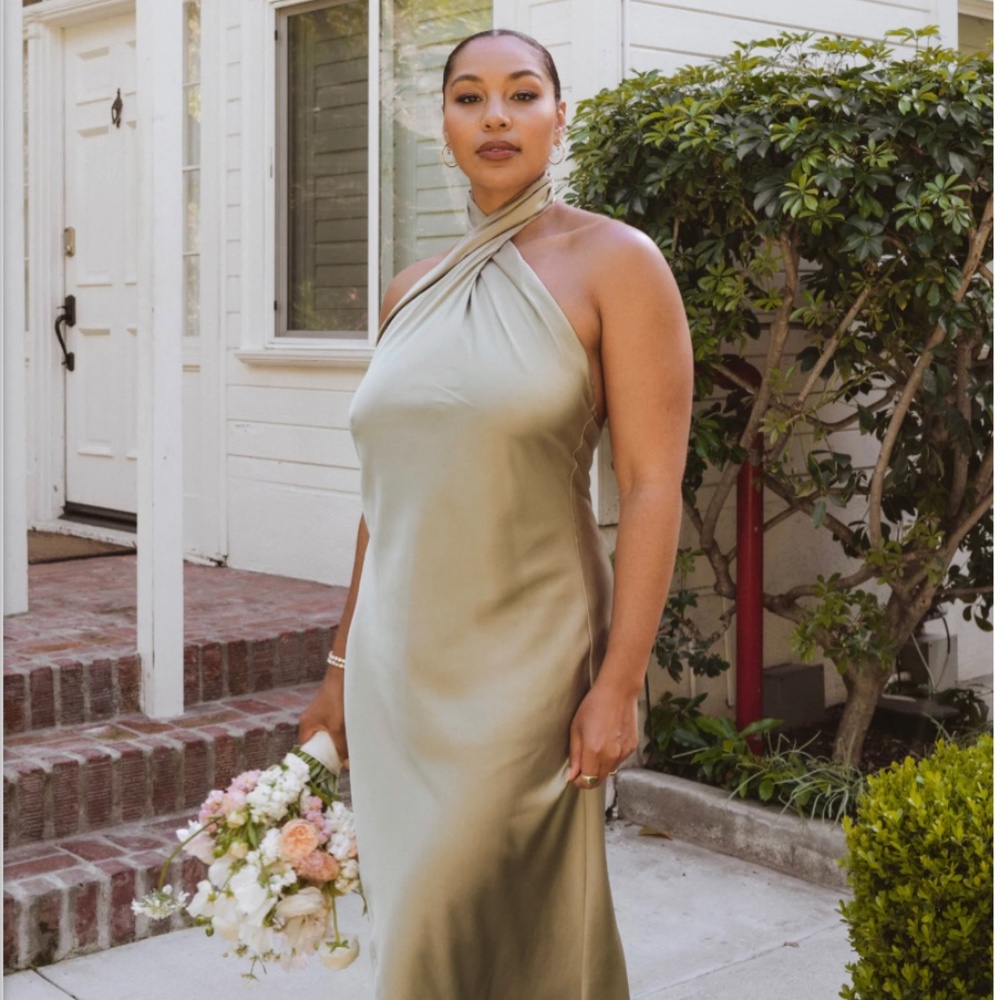 Show Me Your MuMu Jasmine Halter Maxi Dress